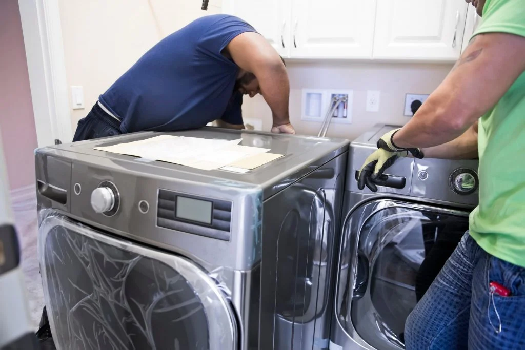 washer and dryer installation by our team ajax