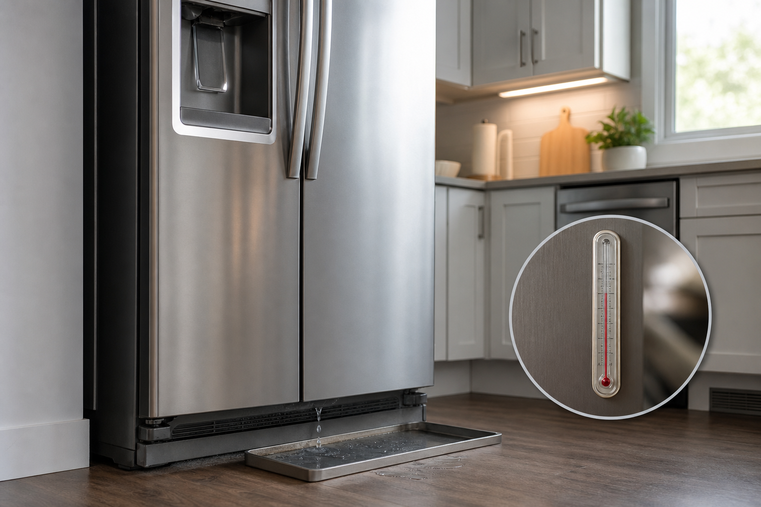 Refrigerator showing signs it needs repair
